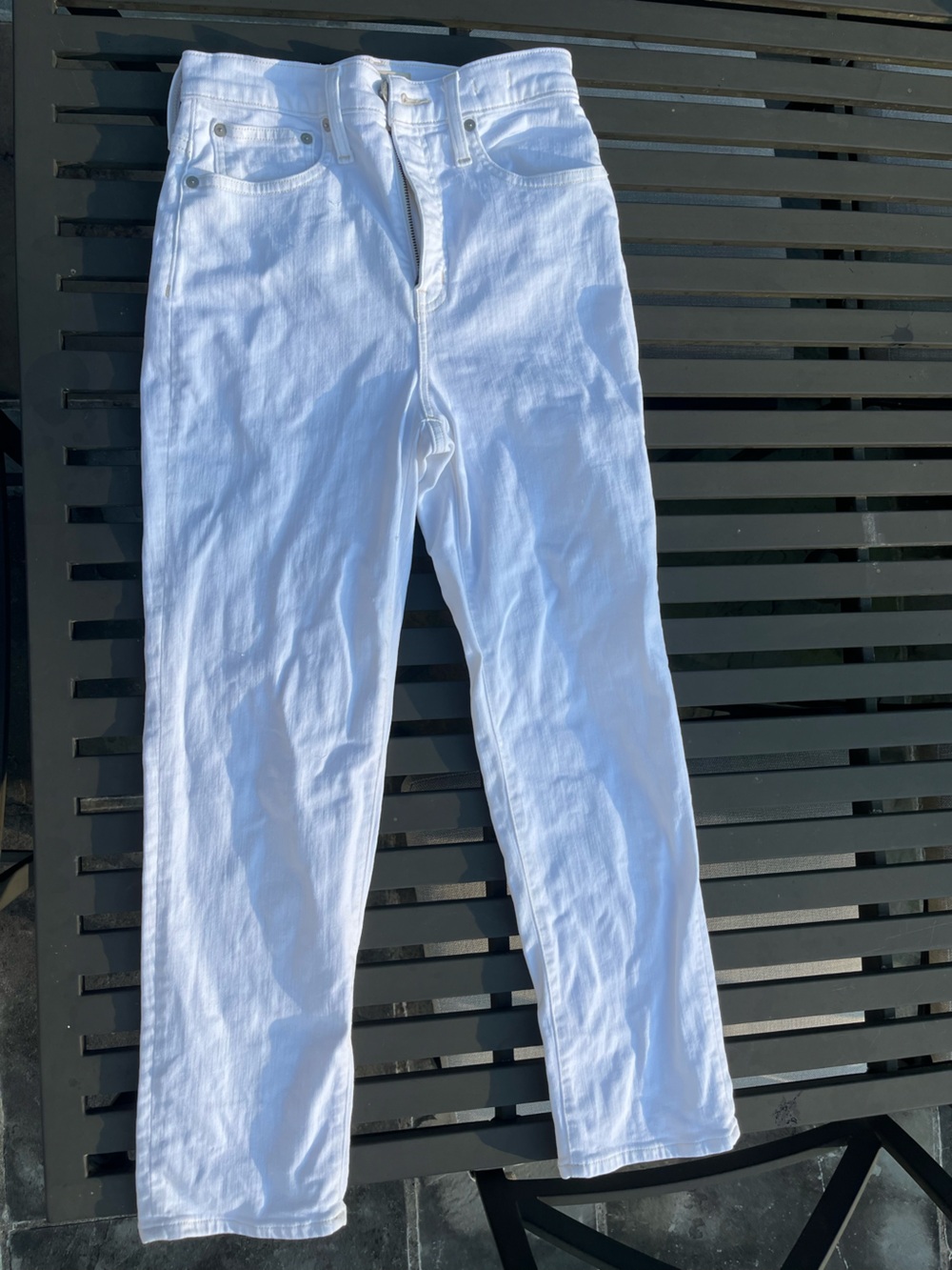 Madewell White High-Rise Women’s Jeans